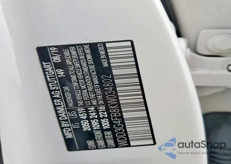 2019 Mercedes-Benz A 220 4Matic from USA, damaged, VIN WDD3G4FB8KW034802